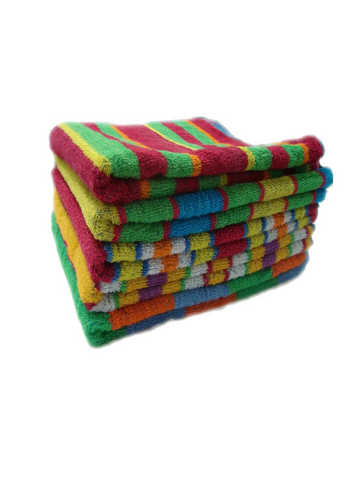 Полотенца махровые полоса