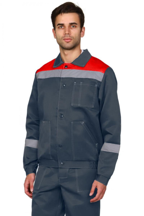 Костюм «Легион» 215.1.10 серо-красный